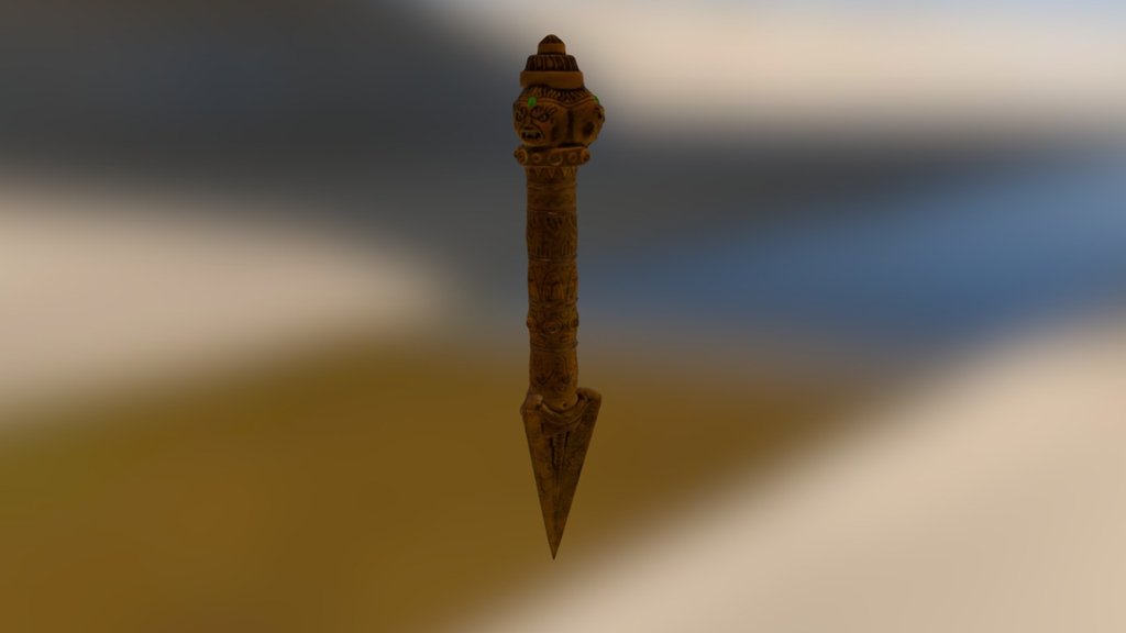 4K Ancient Dagger - 3D model by Rezwal [83d7ac3] - Sketchfab
