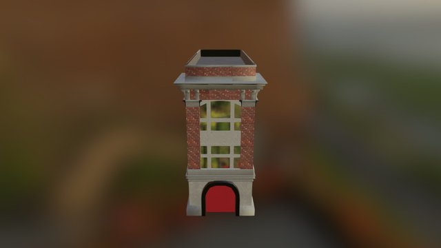 Ghostbusters Firehouse 3D Model