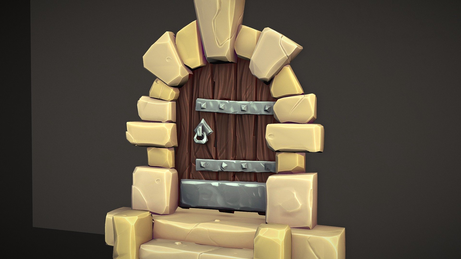 old door - 3D model by StMorray [83d90a1] - Sketchfab