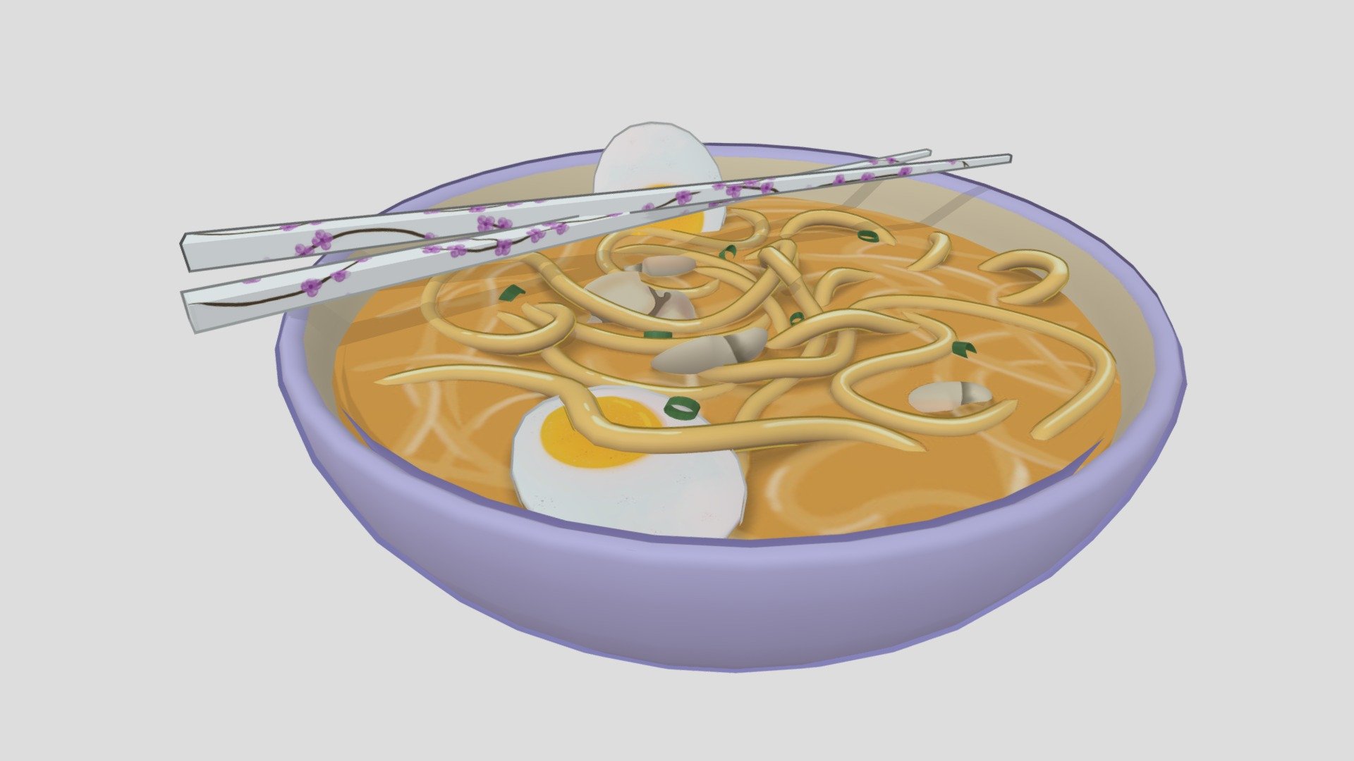 Stylized Ramen Bowl 3d Model By Cborjeily [83da0b6] Sketchfab