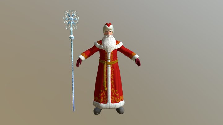 Santa Claus 3D Model