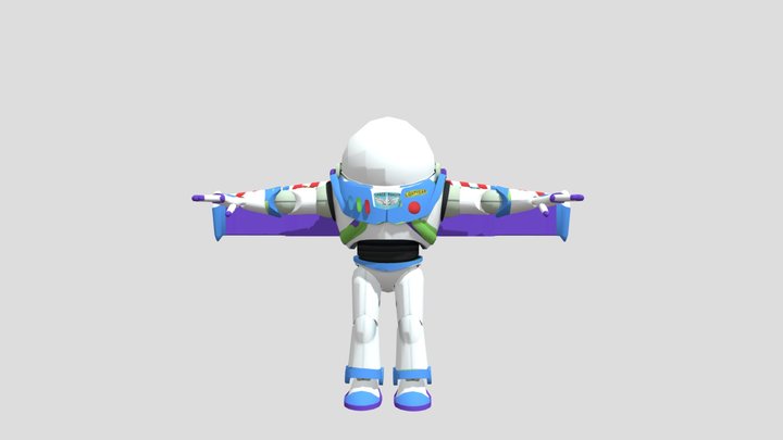 Galactic defender Buzz Lightyear 3D Model