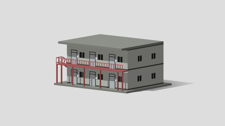 Japanese Apartaments 3D Model