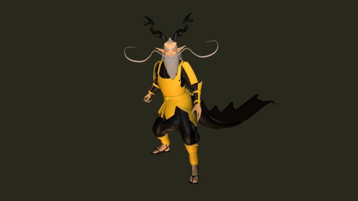 The Monk 3D Model