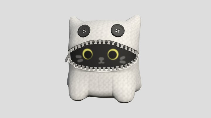 Knitted Cat 3D Model