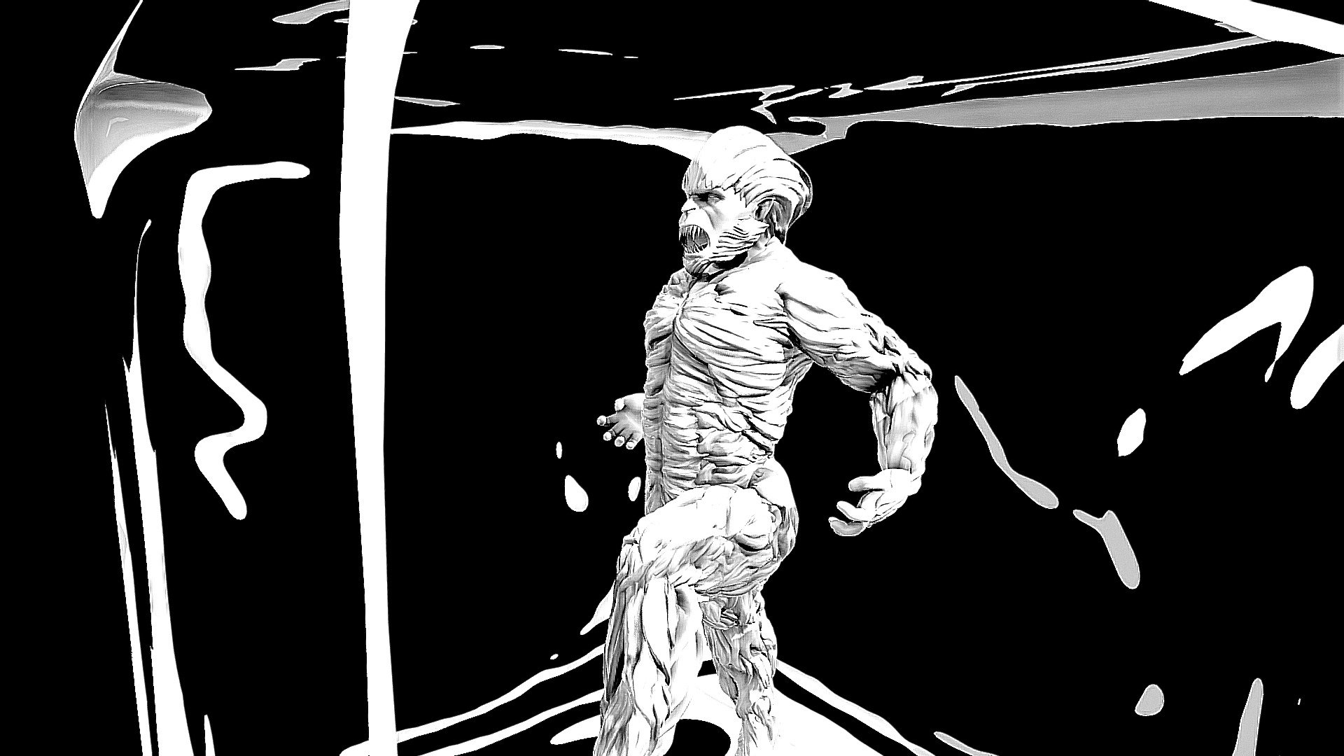 Inktober Day 04 - Freeze - Patricia Mischa Lopes