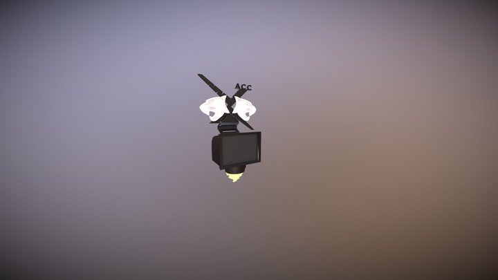 Computour Cafeteria Anim 3D Model
