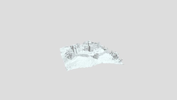 Zamek Tenczyn w Rudnie 3D Model