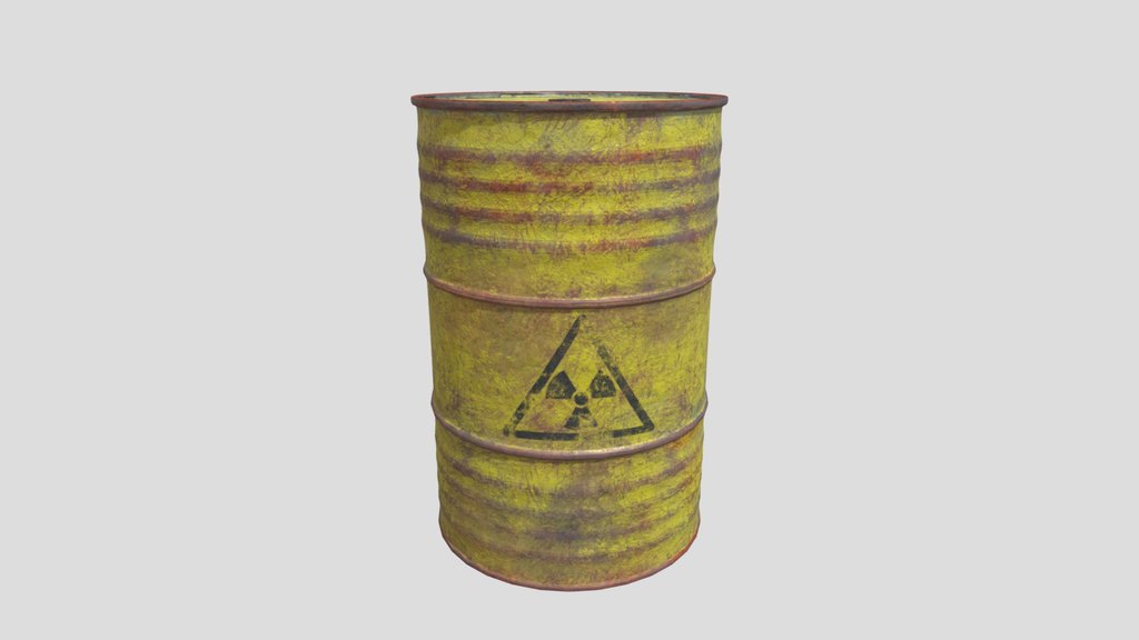 Nuclear Waste Oil Drum