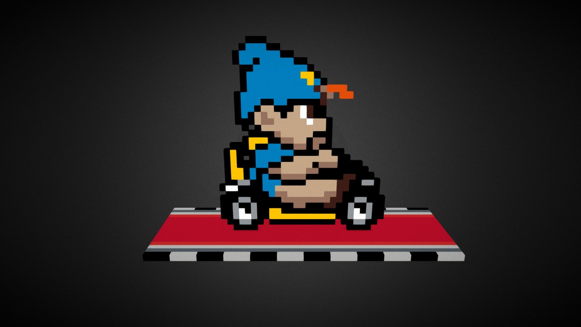 SMK001 - Super Mario Kart Bowser - Buy Royalty Free 3D model by Código  Píxel (@codigopixel) [3356845]