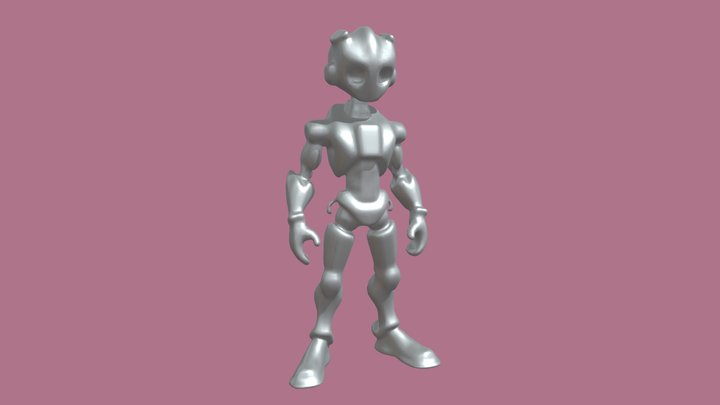 Human-like robot 3D Model