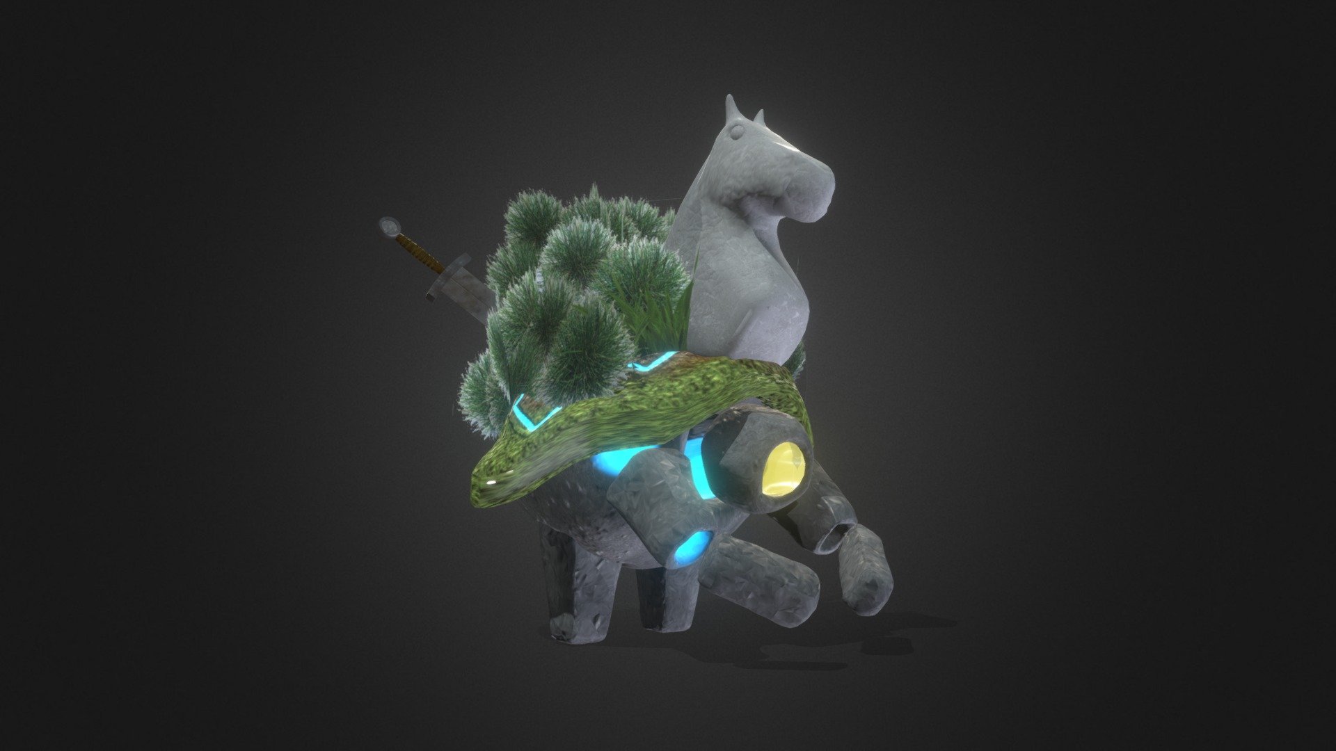 Ground Watcher - Turtle Golem