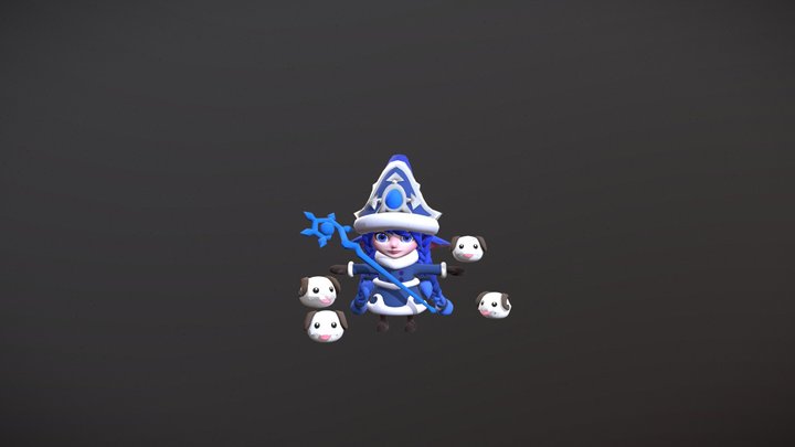 露璐 3D Model