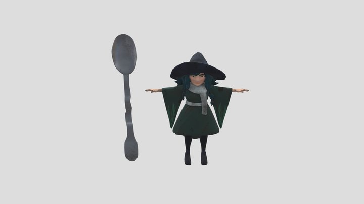 Magpie 3D character model 3D Model