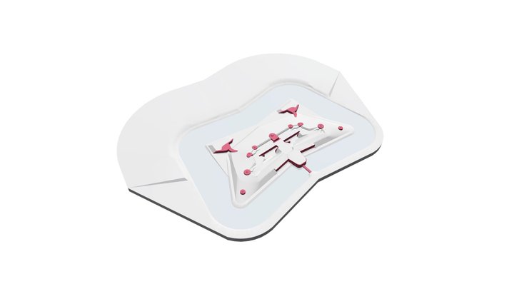 Fort Samengevoegde Caponniere 3D Model