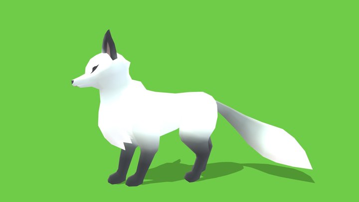 Fox - Animated Low Poly – Free 3D Model STL