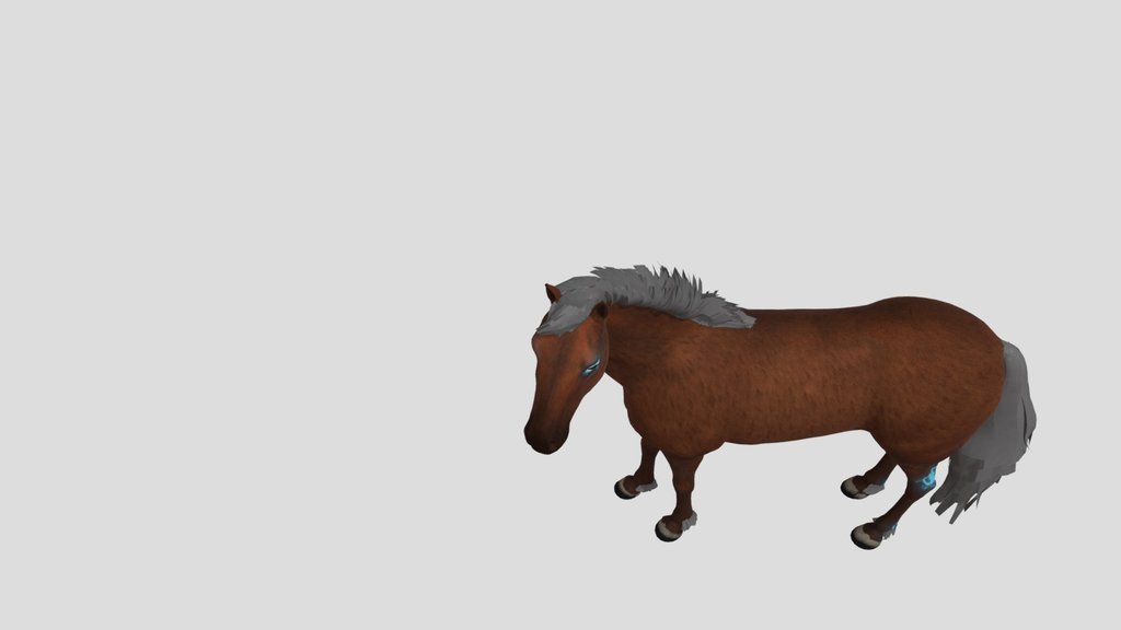 Game Horse FBX – Optimized 3D Horse Model