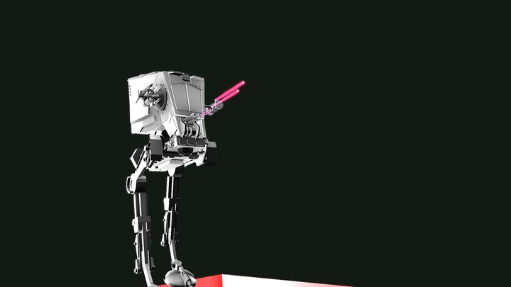 At-St Walker 3D Model