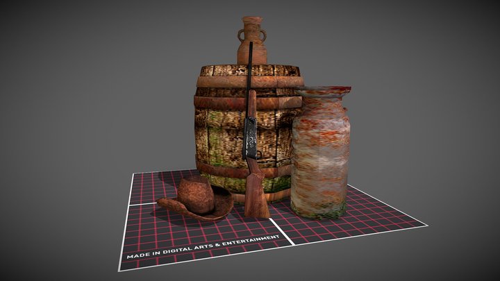 DAE 5 Finished props - Forest Loner 3D Model