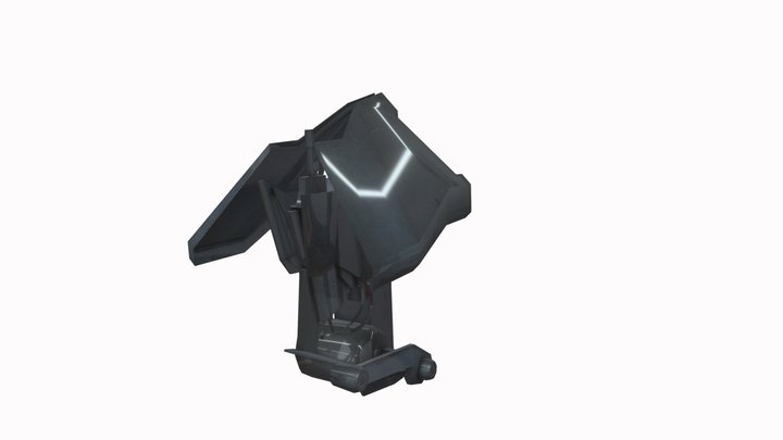 titan camera man and titan speaker addon on head 3D Model