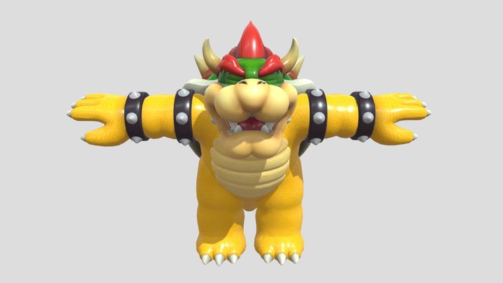Bowser (Super Mario) Rigged