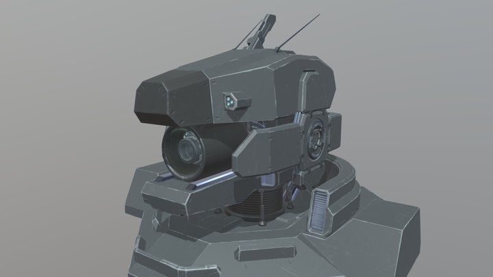 Mech head 3D Model