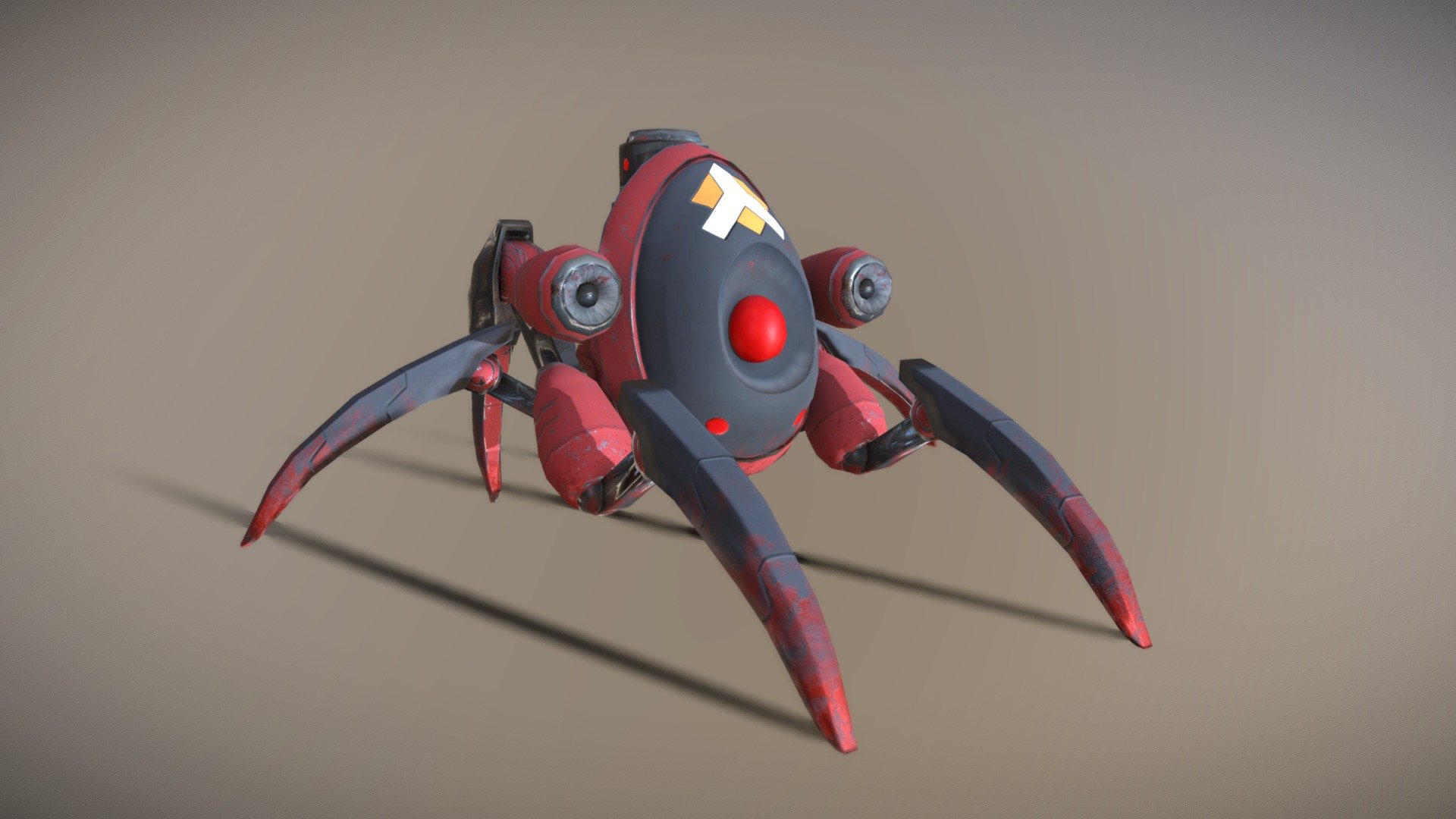 Melee Bot - 3D model by M-KE [83e713c] - Sketchfab