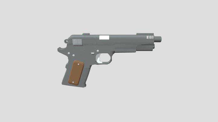 m1911 pistol 3D Model