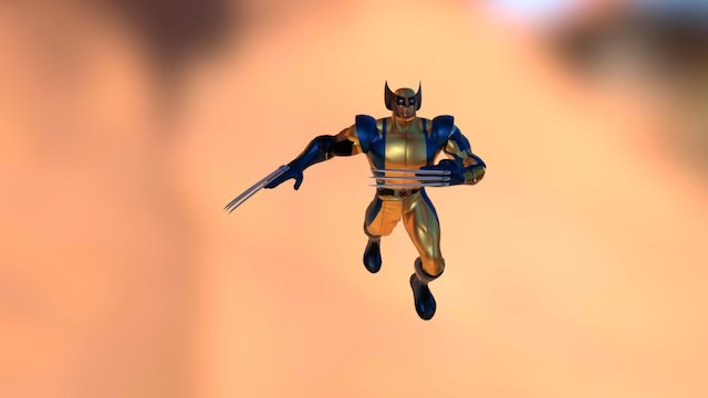 Andres Muñoz Wolverine 3D Model