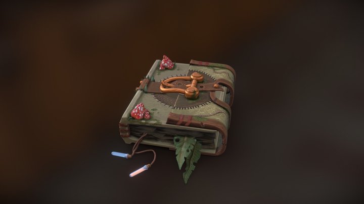 Mushroom book 3D Model