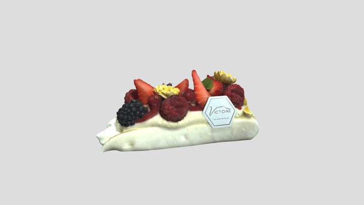 Pavlova Pastry 3D Model