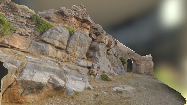 Spinalonga island, Crete 3D Model