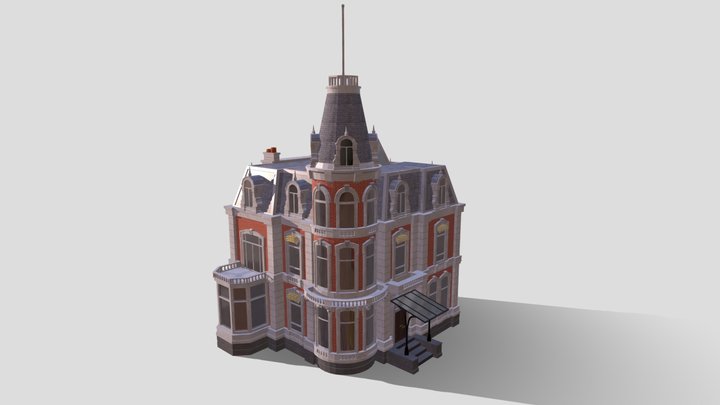 Amsterdam Townhouse 3D Model