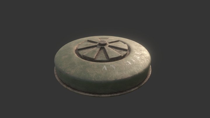 Anti Tank Mine 3D Model