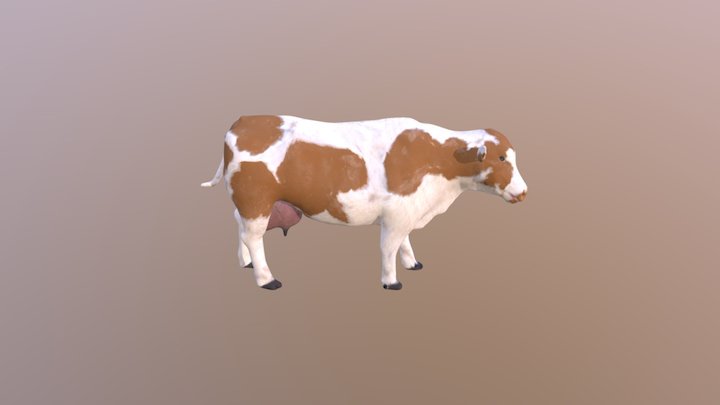 Shellybrown The Cow 3D Model