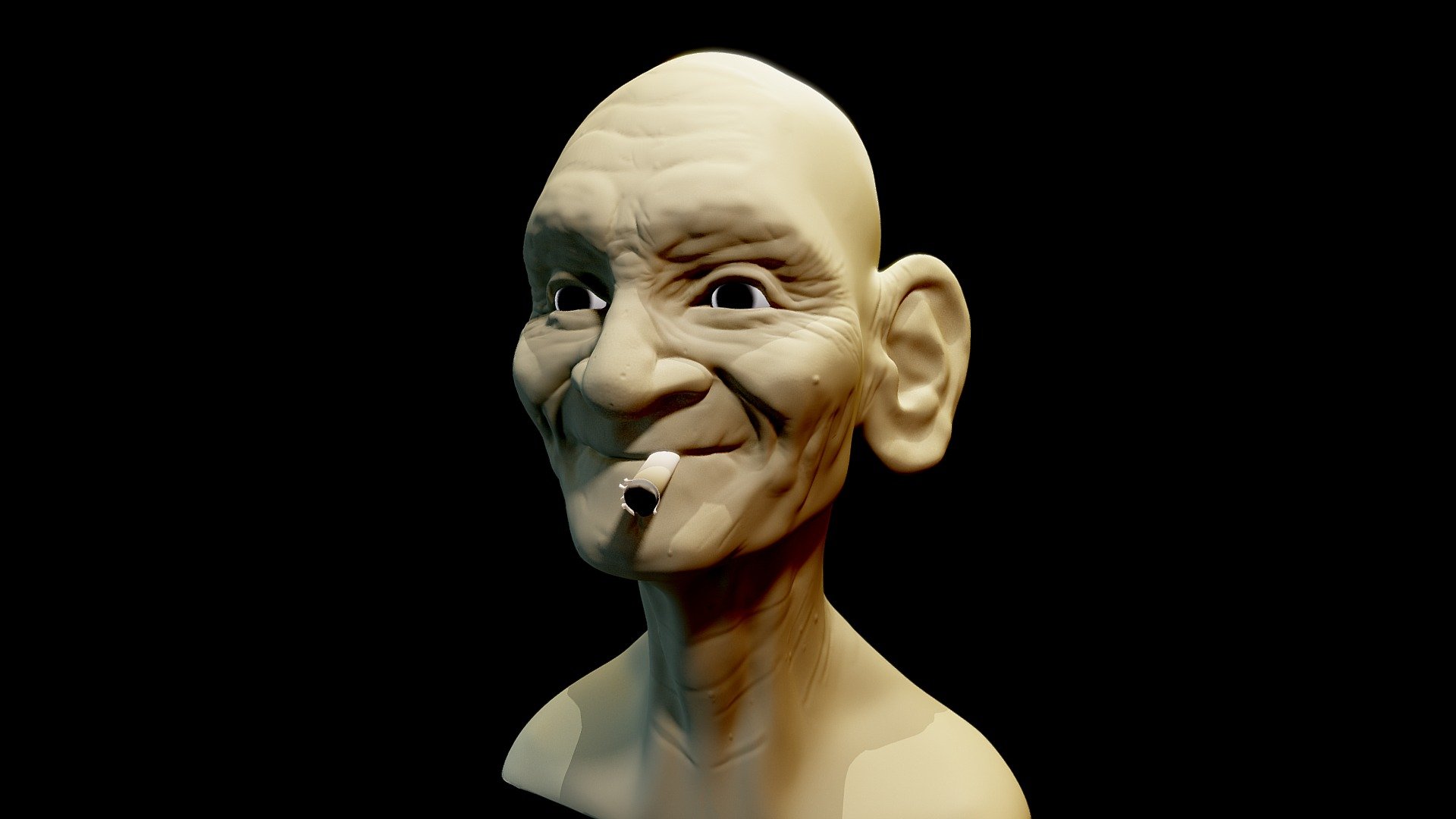Old Man Head
