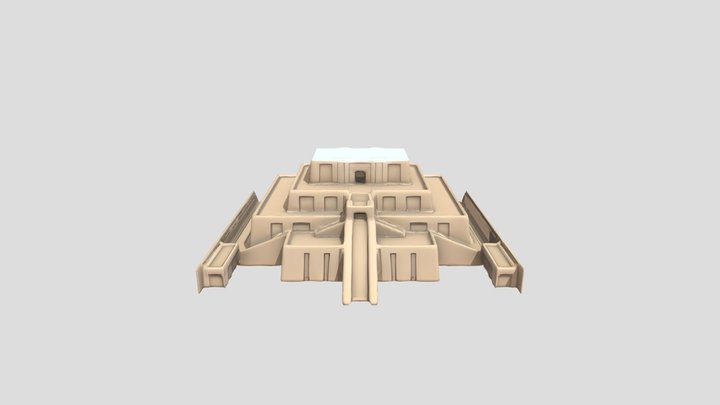 ancient stepped structure 3D Model