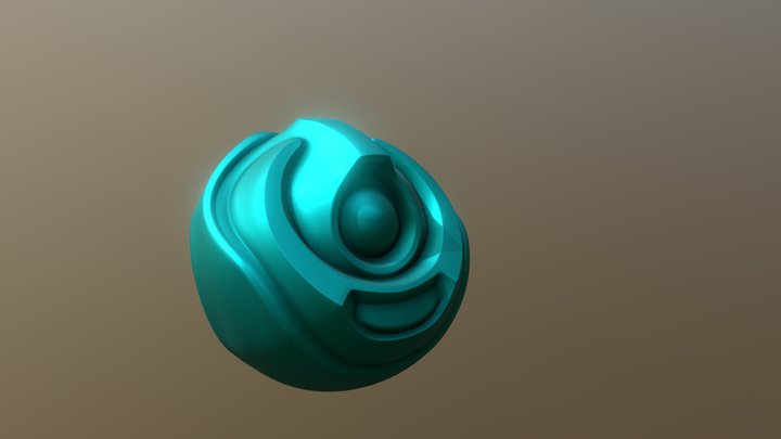 Robo-orb Retopology 3D Model