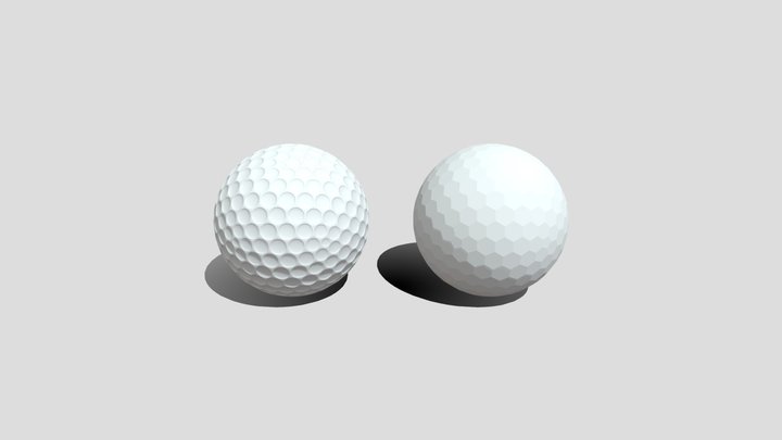 Gustav Golf Ball Demo Exported 3D Model