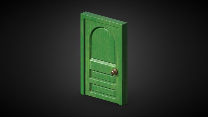 Stylized Door 3D Model
