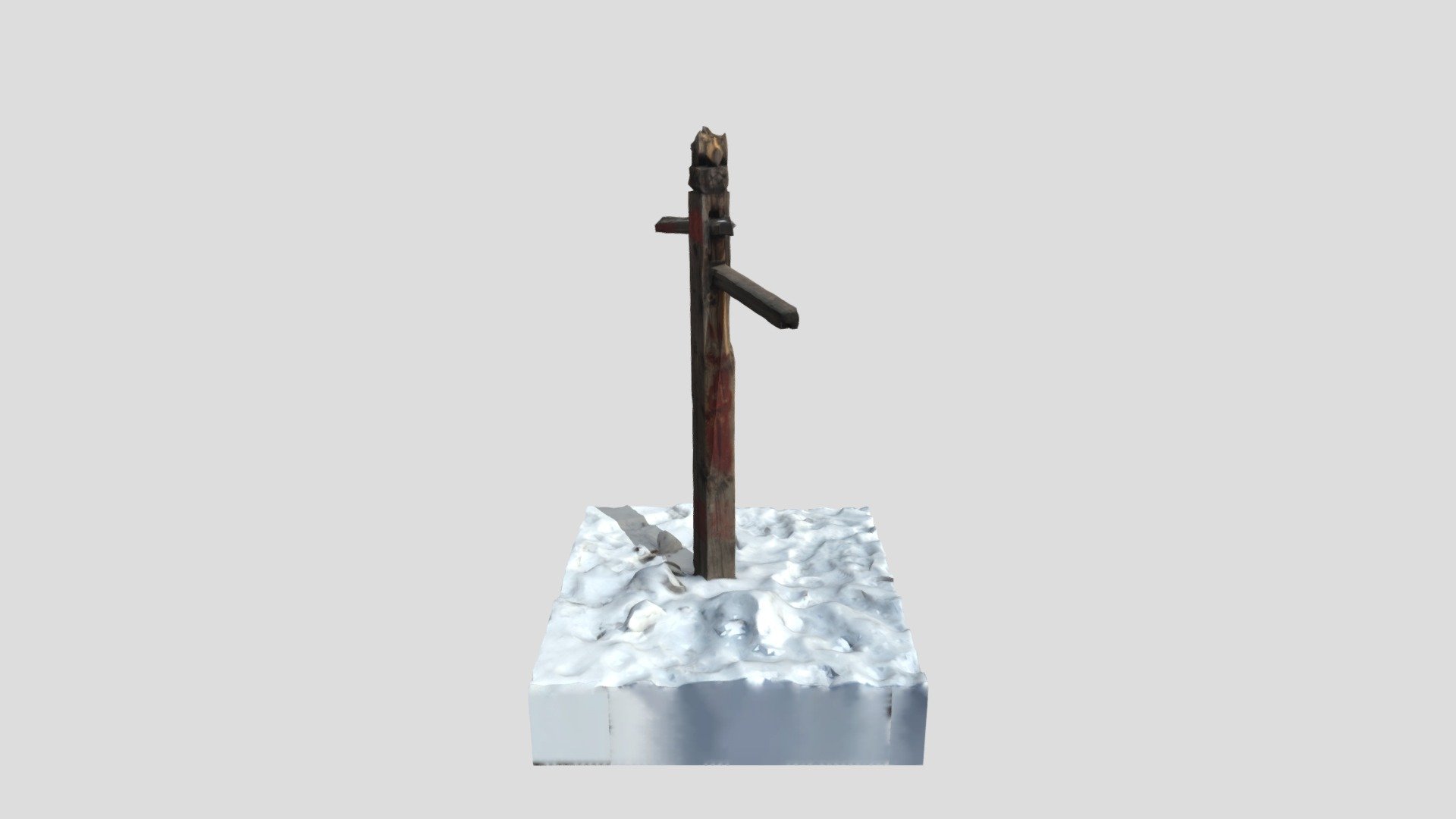 Wooden pillar