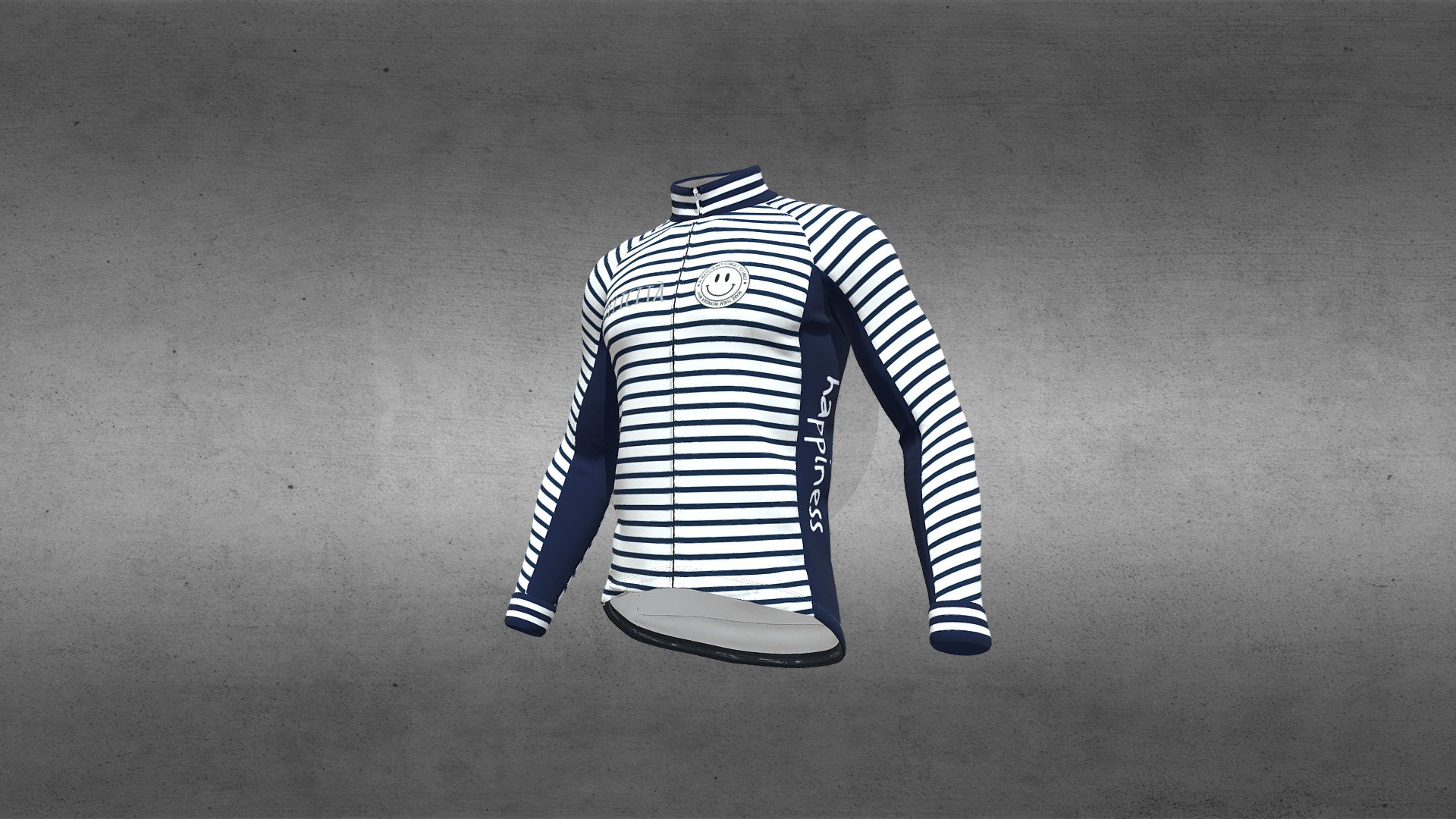 WHITE/NAVY - CLASSIC SMILE