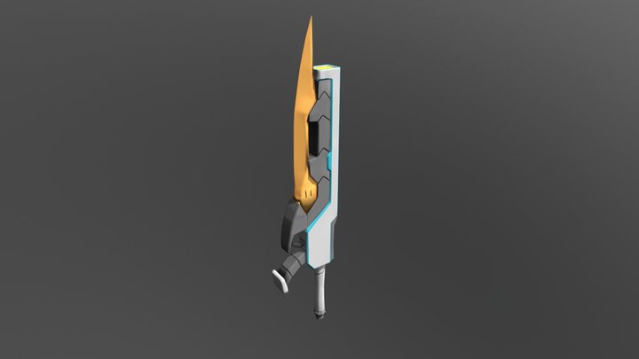Magma Saber : Sniper-Sword Part 3D Model