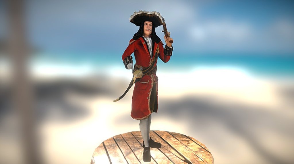 Captain Hook - 3D model by cundole (@cundole) [83f3a21]