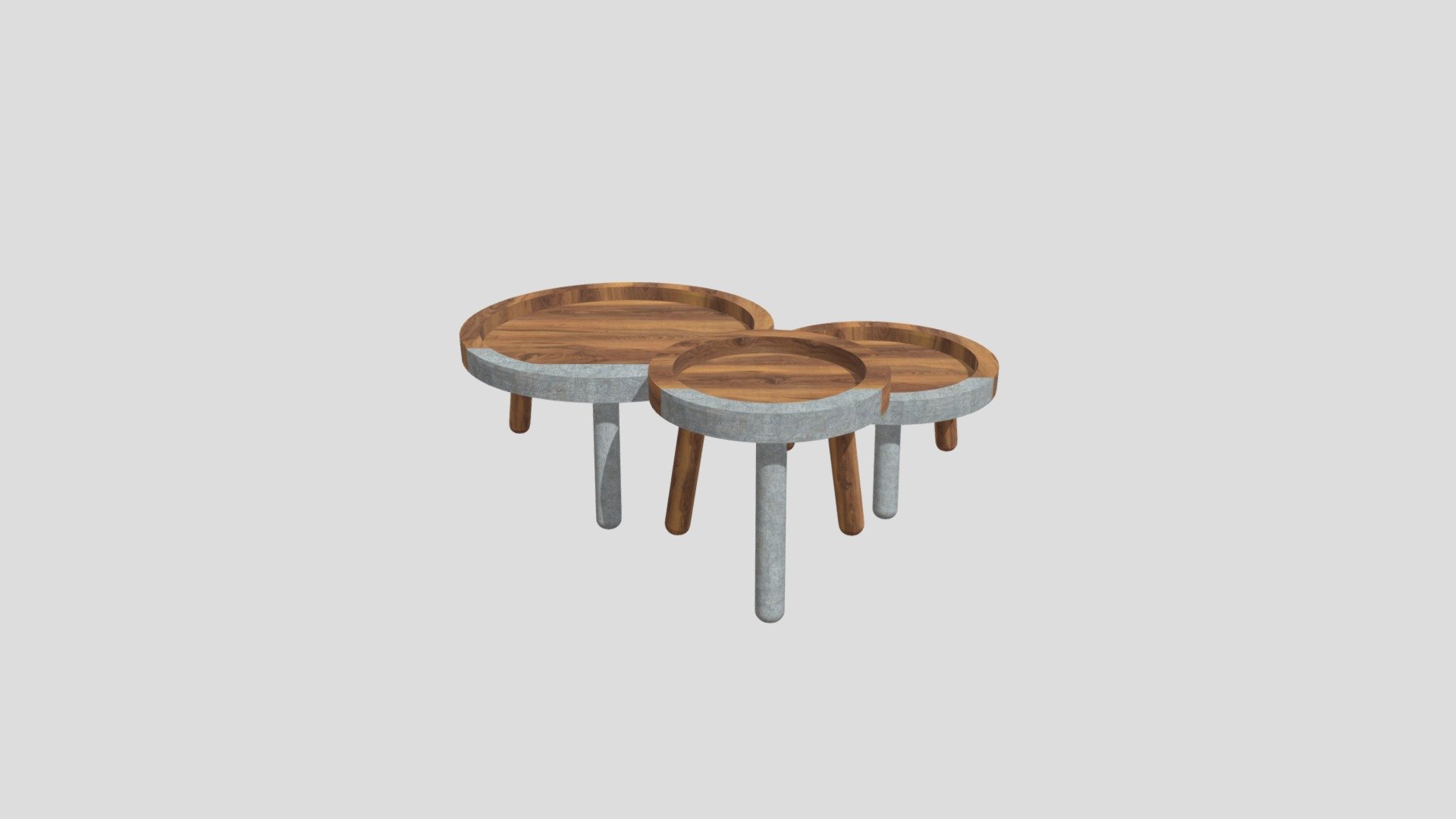 Mesa De Centro Charola Set De 3