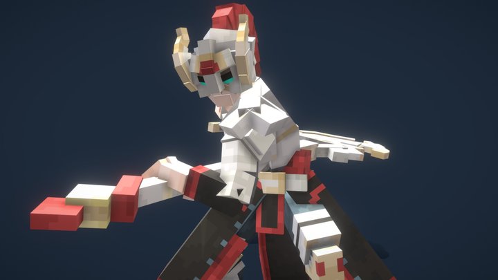 白起 3D Model