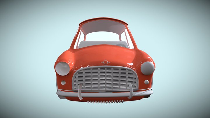 Beetle Car 3D Model