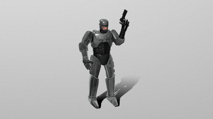 Robocop Action Figure Model 3D Model