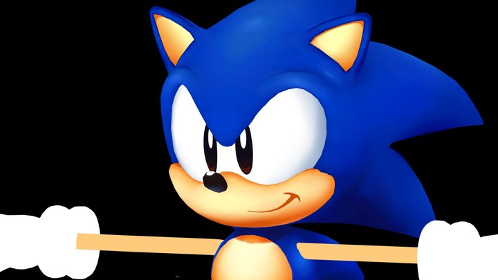 jp classic sonic 3D Model