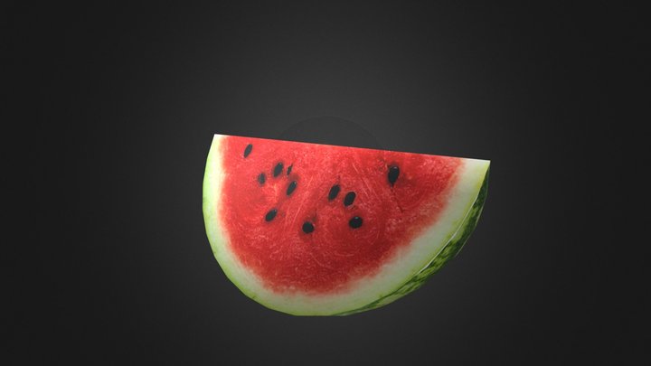 Tembikai (Watermelon) 3D Model